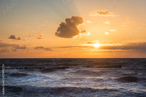  Sunset Baltic sea photo
