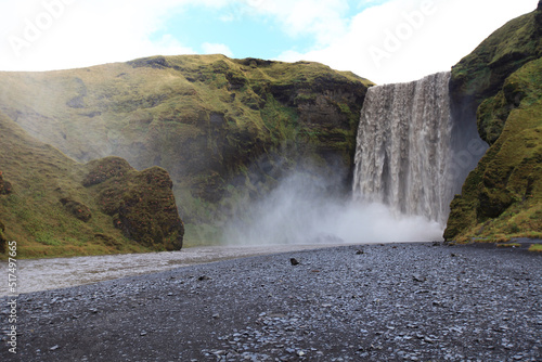 Skógafoss - one of the biggest waterfalls in Iceland