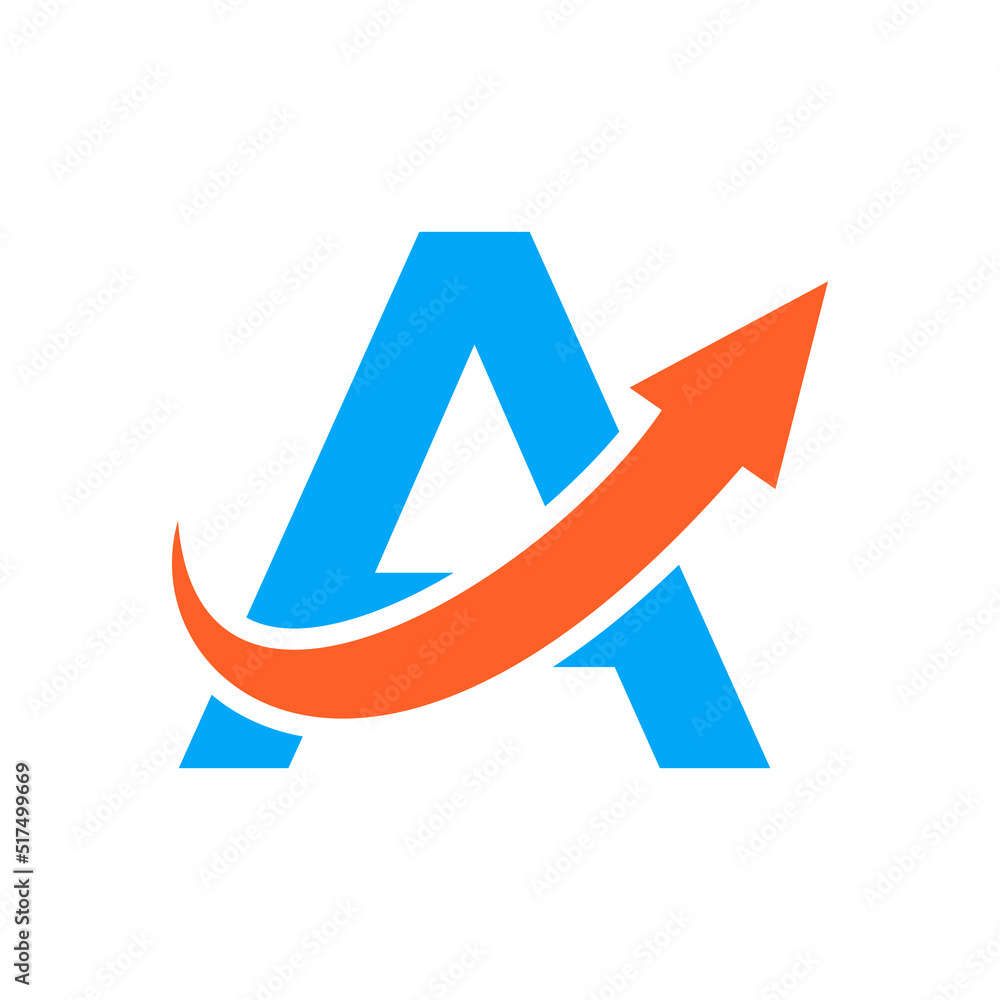Initial A logo design vector Template. Abstract Letter A logo design Initial A logo design vector Template. Abstract Letter A logo design