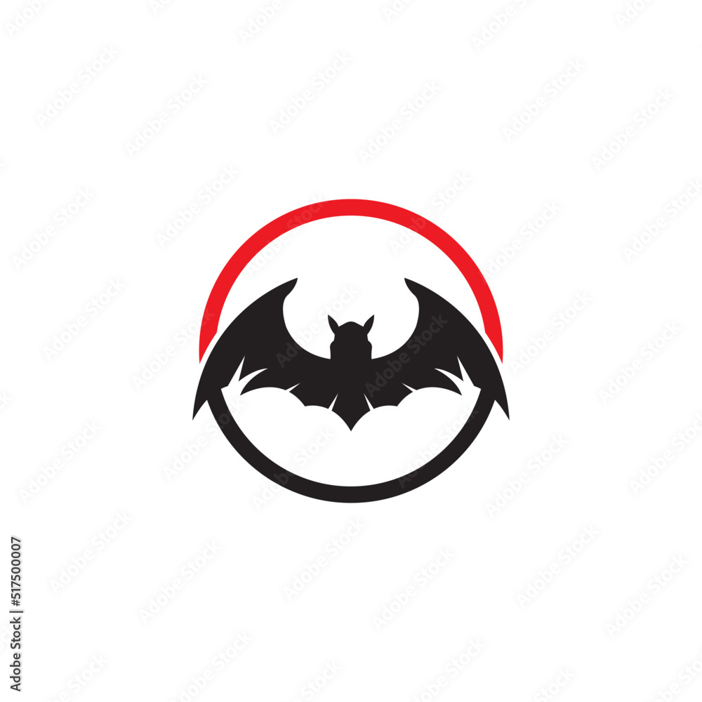 Bat icon for web. Bat icon for web.