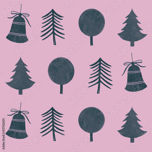 santa claus,mitten,feather,gift packed in a box,christmas tree,bird,toy,gingerbread man,christmas star,heart,snowman,star,vector, pattern, illustration, animal, cartoon, seamless, design, decoration, 