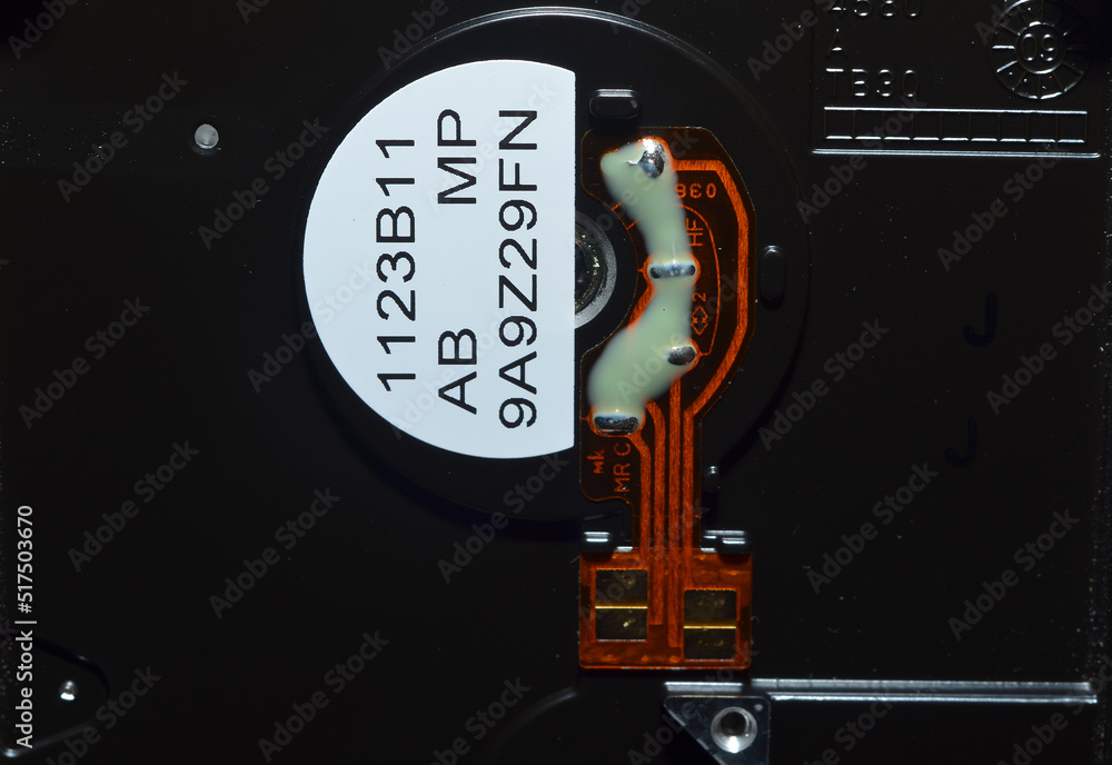 Obraz premium electronic components printed circuit boards close-up