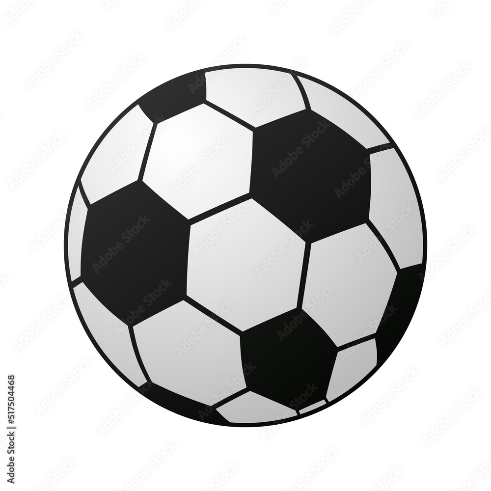 Soccer Or Football Icon Isolated On White Background. Vector Illustration Soccer Or Football Icon Isolated On White Background. Vector Illustration