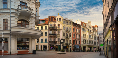 Konstfotografi Intersection of Queen Jadwiga and Old Garbary streets early morning