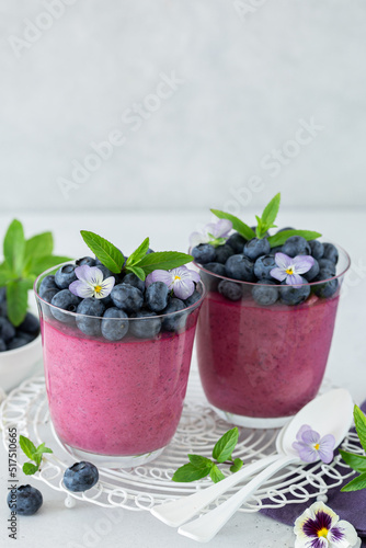 Delicious blueberry dessert