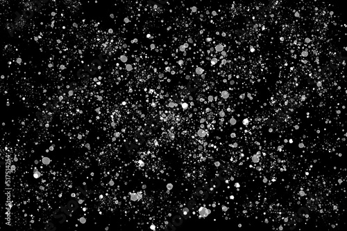 black background white paint splatter universe stars cosmic 