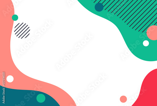 ベクター素材_ウェーブ_カラフル