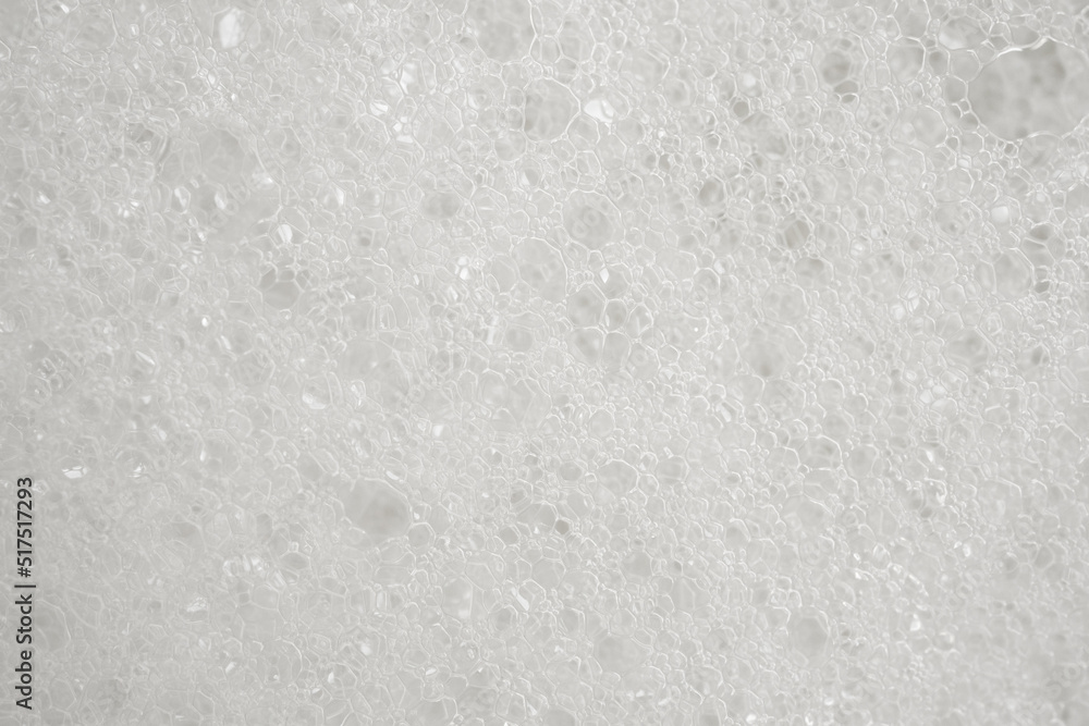 Abstract white soap foam texture background close up - obrazy, fototapety, plakaty 