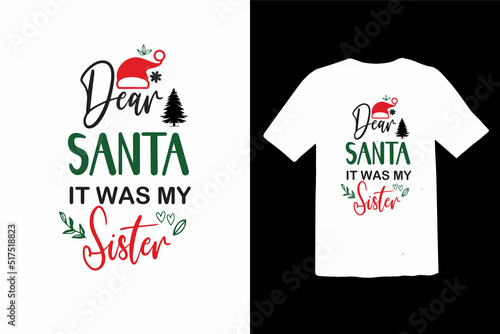 cristmas svg t-shirt, marry cristmas typography lettering design template  