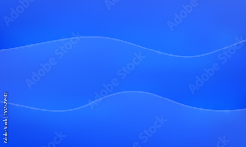 Abstract geometric background - blue with white transparent shapes and curves