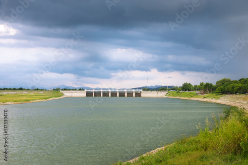 Wallpaper Mural Water is falling from stream weir in countryside, Thailand Torontodigital.ca