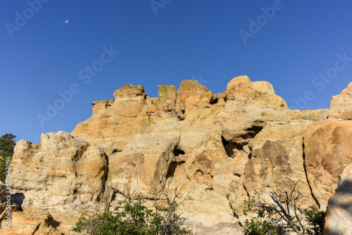Sandstone rock formations in Colorado.