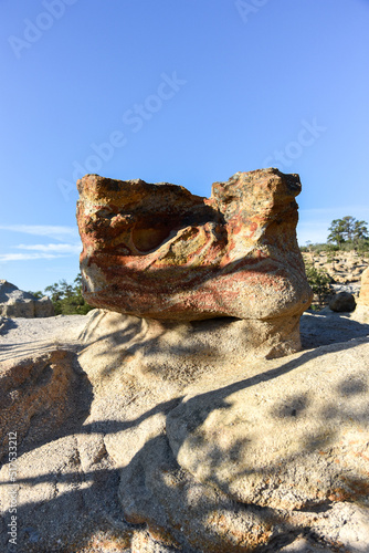 Sandstone rock formations in Colorado. photo