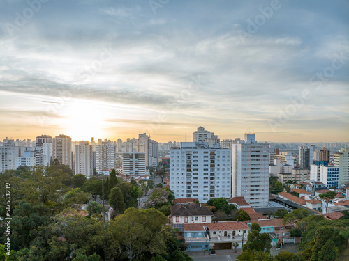 Vista aérea da cidade de São Paulo, bairro do Ipiranga © Marcos