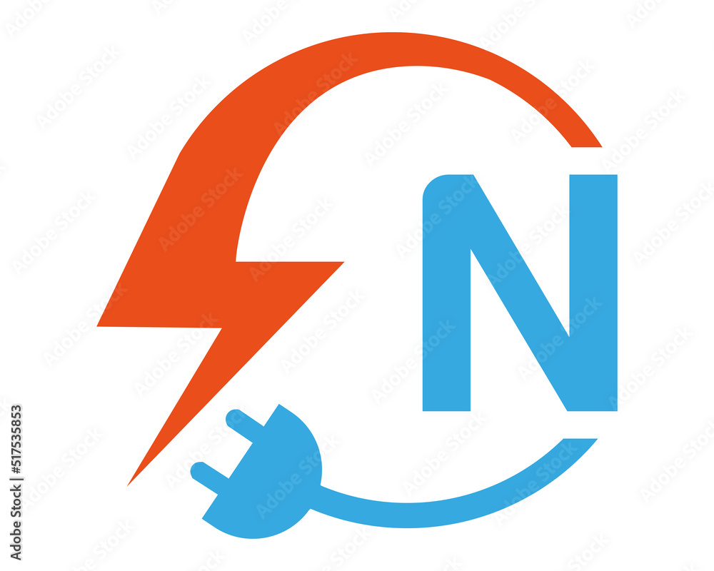 N modern Logo vector icon template N modern Logo vector icon template