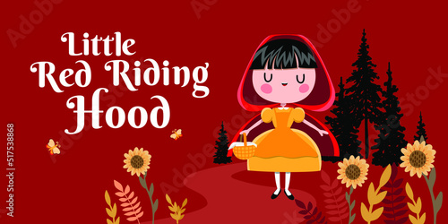 
Little red riding hoot banner