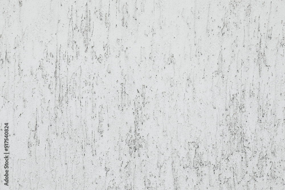 Texture of white plaster wall as background