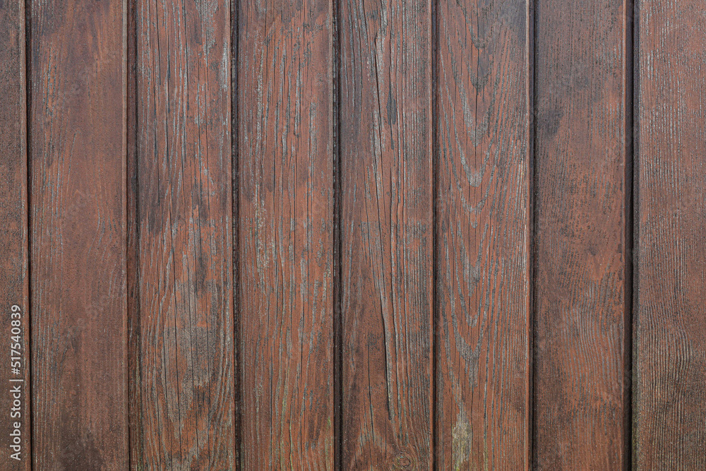Texture of brown wooden planks as background Texture of brown wooden planks as background