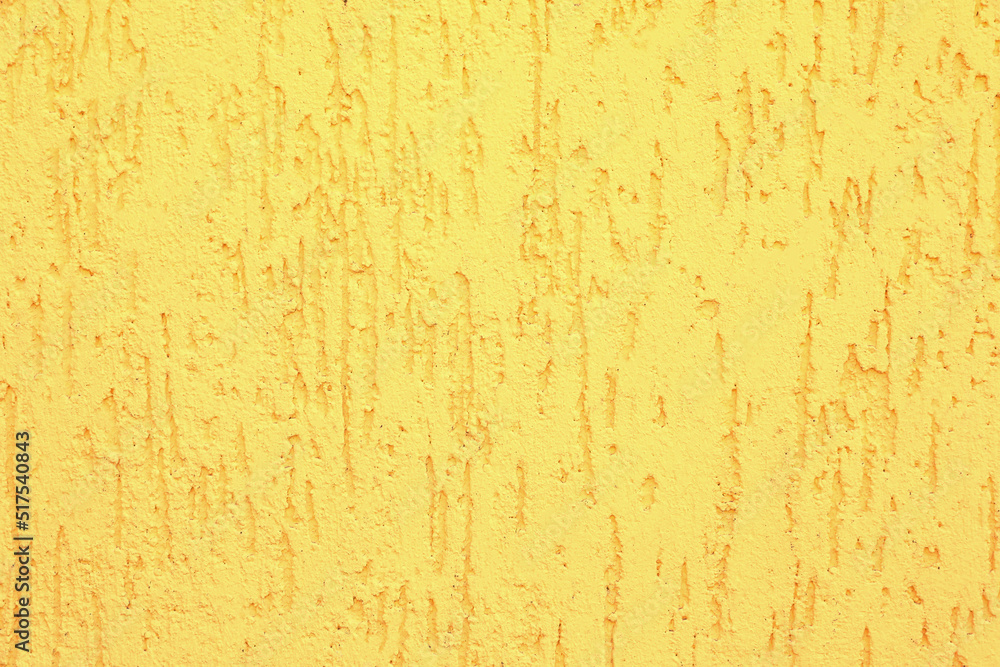 Texture of yellow plaster wall as background Texture of yellow plaster wall as background
