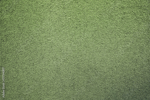 Texture of green plaster wall as background