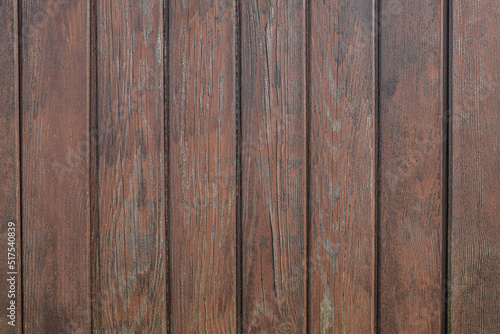 Texture of brown wooden planks as background