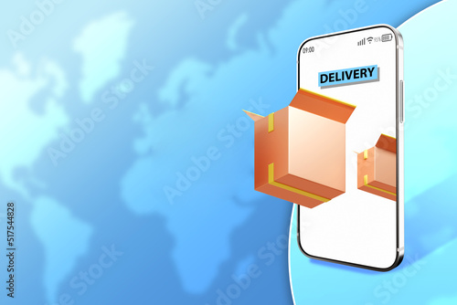 Delivery company app. Phone...