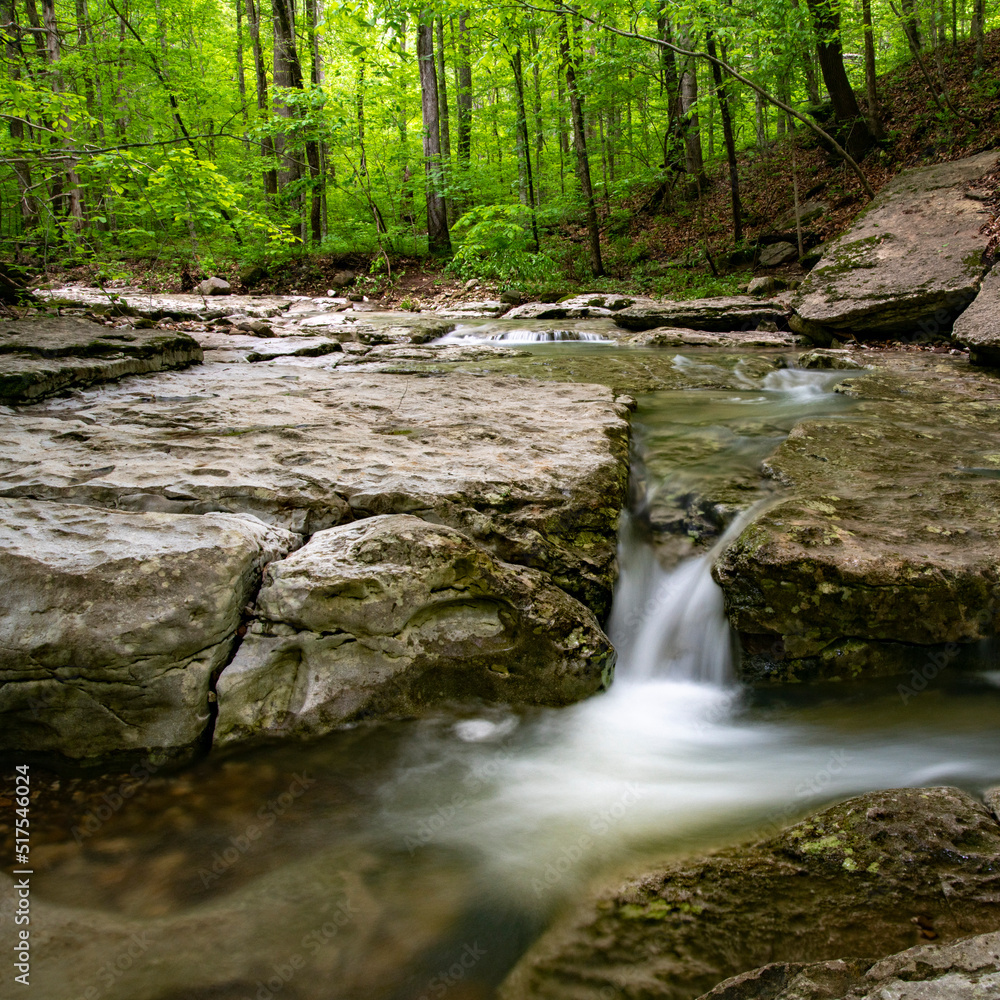 Small water fall in the Arkansas Ozark Small water fall in the Arkansas Ozark