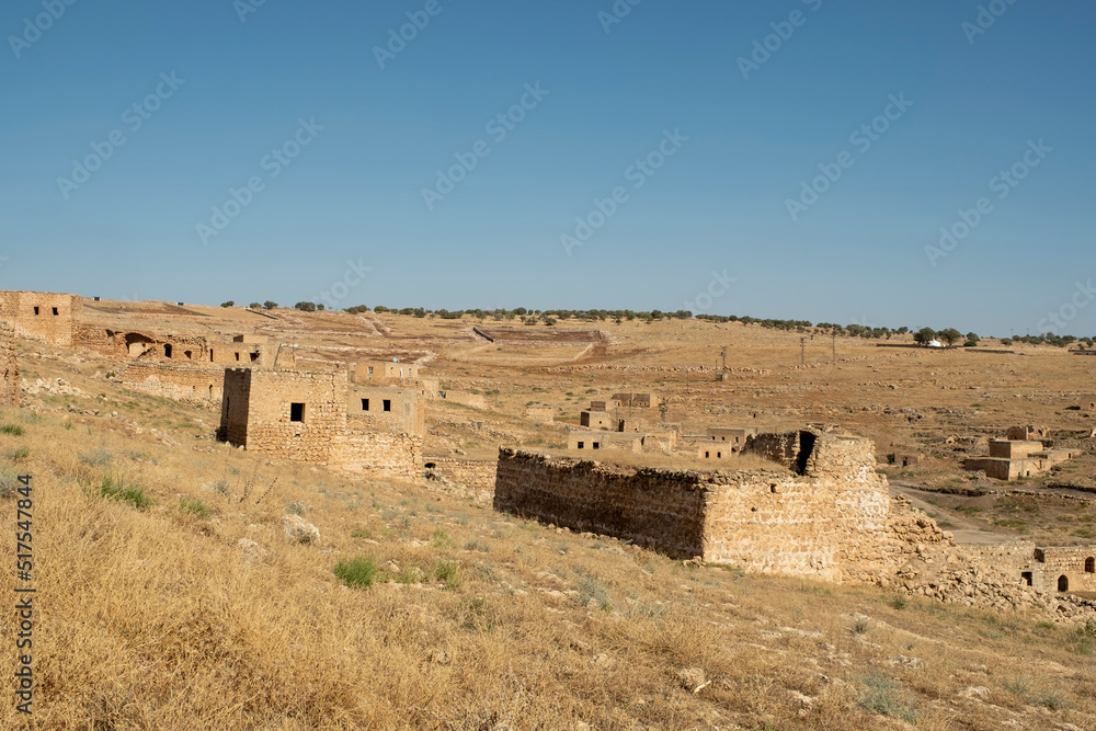 Abandoned houses of an ancient Assyrian village ,Mardin, Turkey Abandoned houses of an ancient Assyrian village ,Mardin, Turkey
