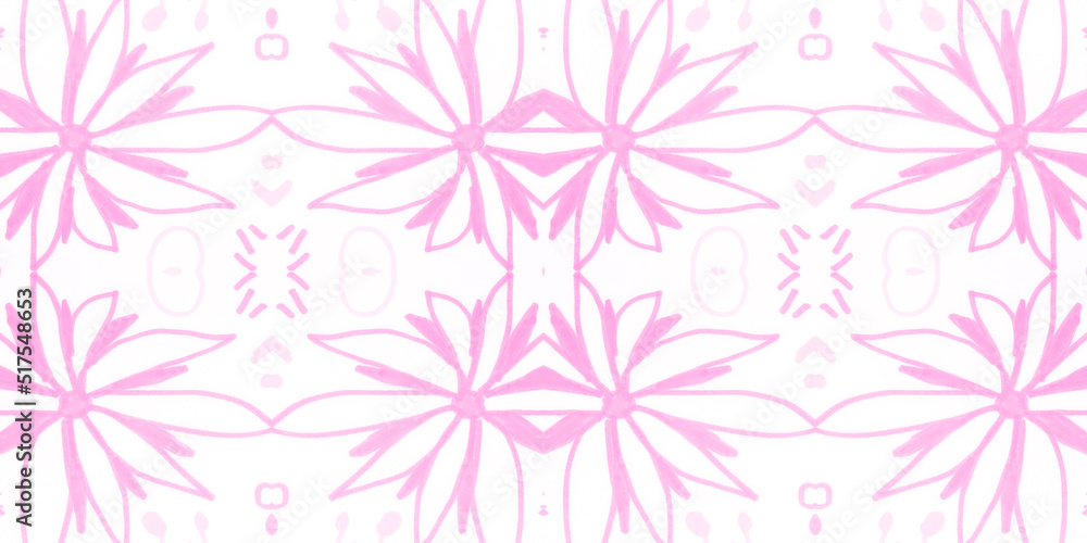 Seamless flower folk pattern. Abstract ethnic print. Watercolor batik background. Seamless flower folk pattern. Abstract ethnic print. Watercolor batik background.
