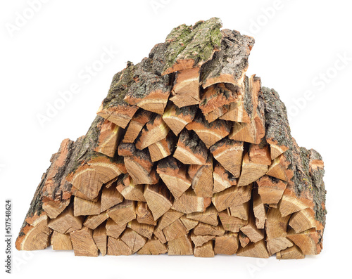 Pile of firewood.