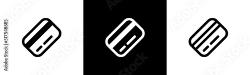 Credit card icon. Credit card payment symbol, vector illustration