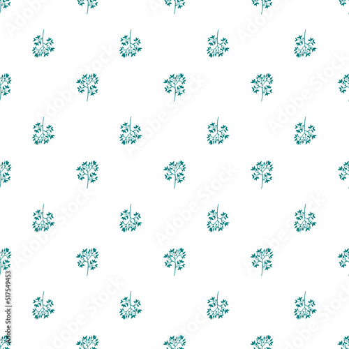 Seamless floral pattern. Decorative vector background. Botanical texture. 