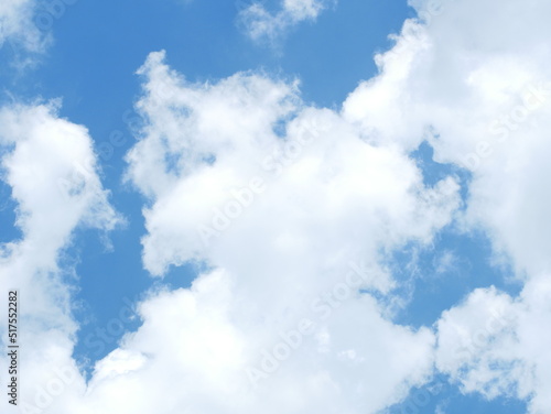 blue sky with clouds