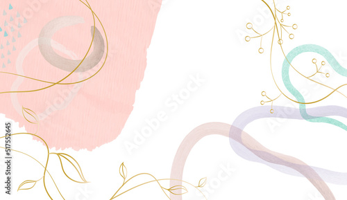 abstract gold background, for business cards, booklets, watercolor background, vector illustration