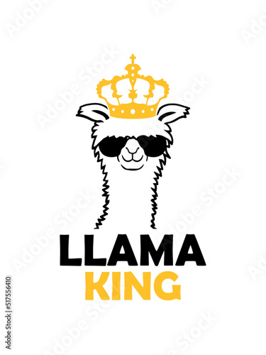 Llama King lustig Chef 
