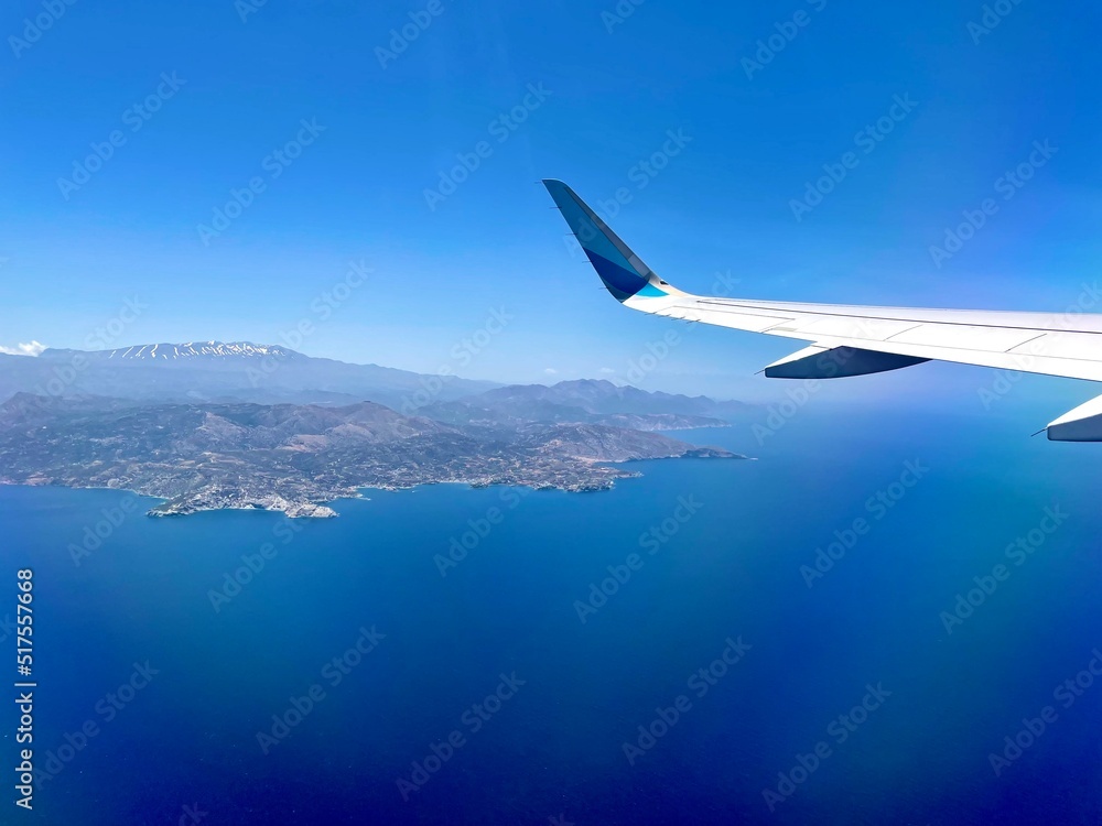 view from airplane window view from airplane window