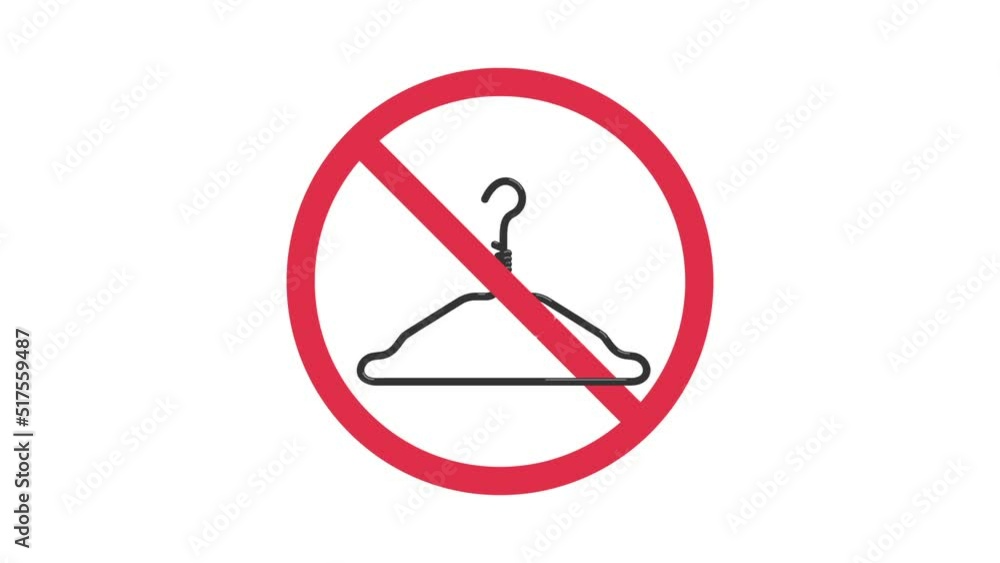 Ban sign with a crossed out metal hanger. Criminal abortion prohibition sign. Ban abortion in the USA. Law violates women's rights to terminate a pregnancy. Protection of human rights. Ban sign with a crossed out metal hanger. Criminal abortion prohibition sign. Ban abortion in the USA. Law violates women's rights to terminate a pregnancy. Protection of human rights.