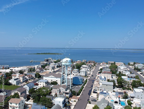 Aerial view of Brant Beach, Long Beach Island