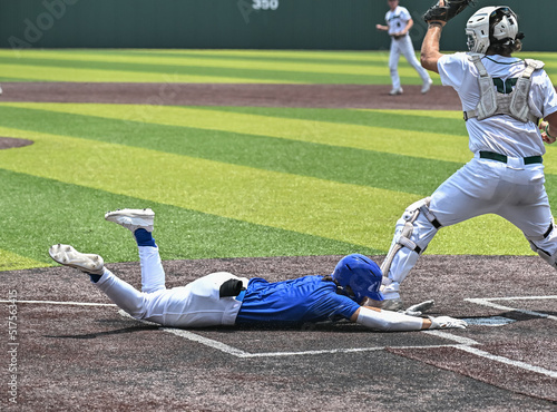 Sticker Boys playing baseball and making amazing plays during a game
