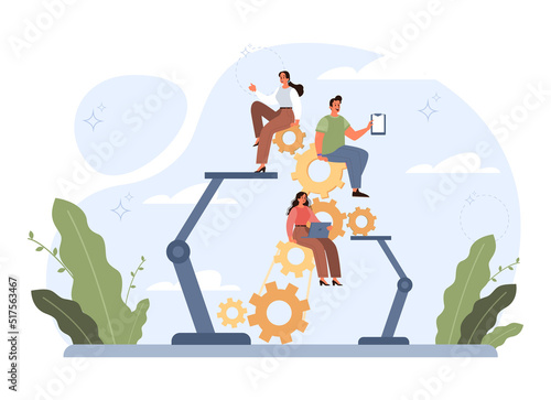 Balance concept. Idea of stability challenge, abstract, business