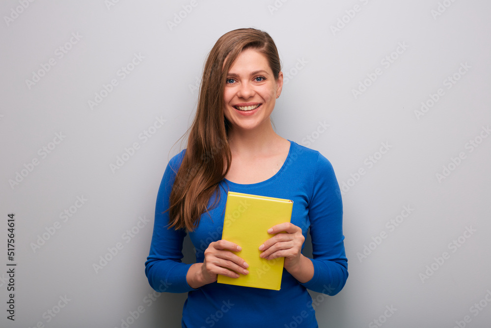 Smiling woman isolated portrait Smiling woman isolated portrait
