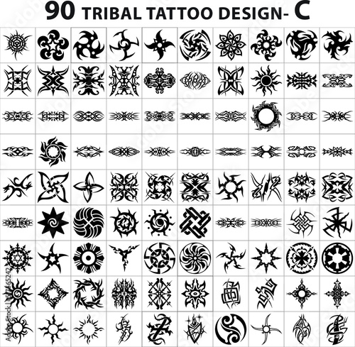 tattoo design vector set bundle hina mehendi art abstract mehndi tribal sticker new 