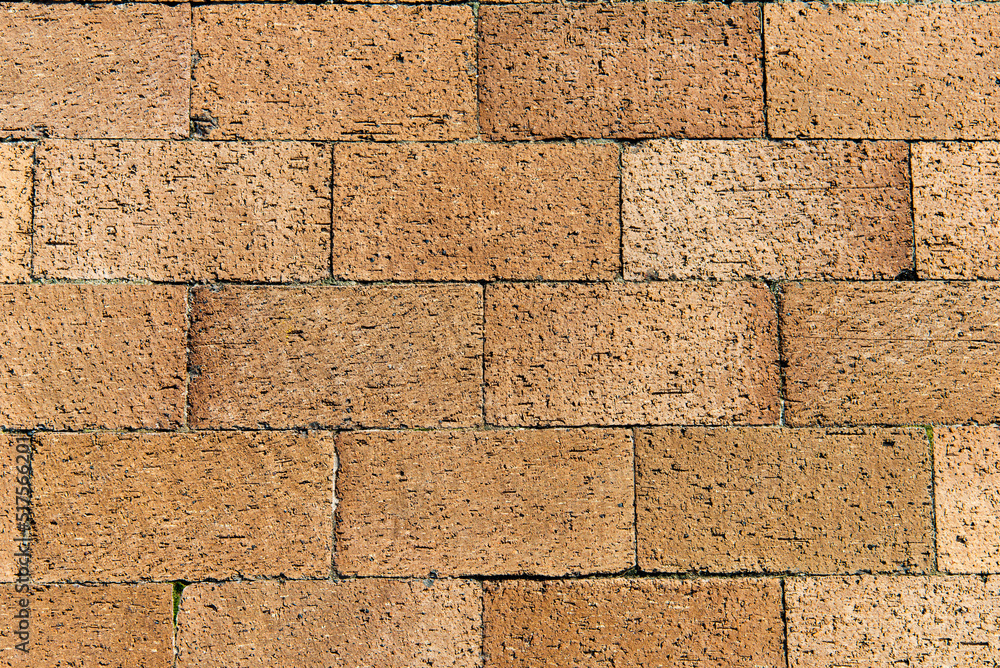 Obraz premium Large Grungy желтого Brick Wall Background