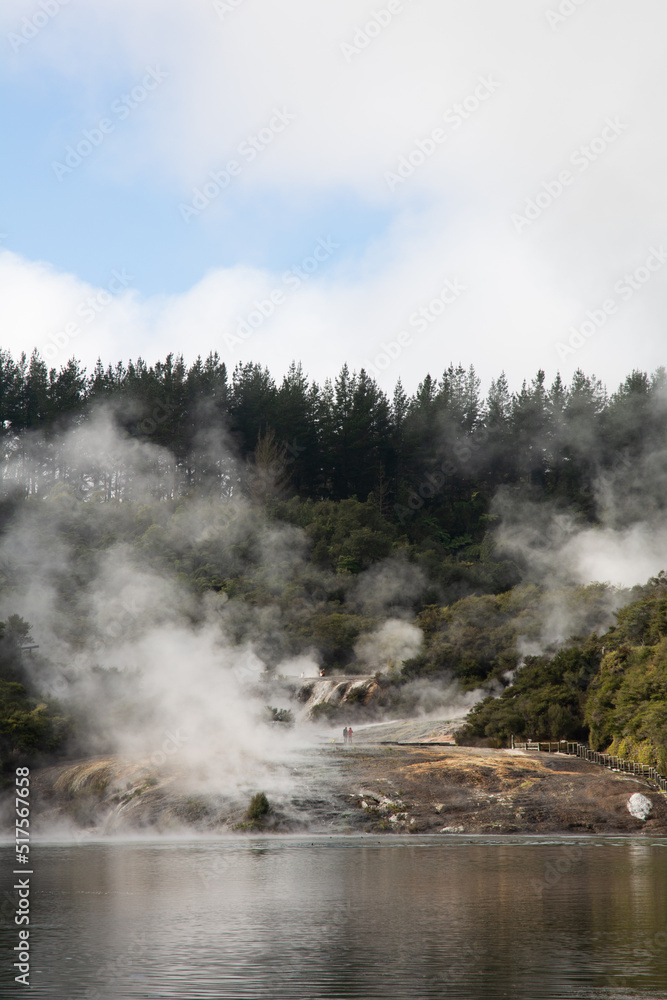 Natural Geothermal Activity in New Zealand,