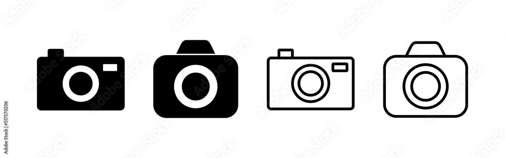 Camera icon vector. photo camera sign and symbol. photography icon. Camera icon vector. photo camera sign and symbol. photography icon.