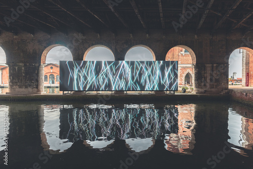 Exterior art installation at Venice Bienalle © Alex