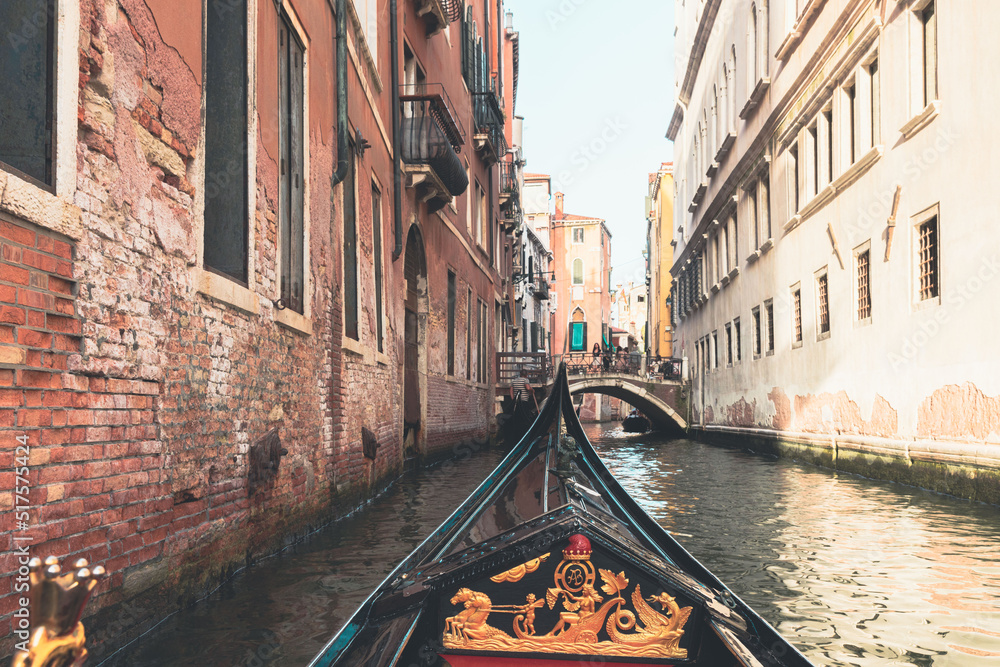 Venice from gondola's perspective
