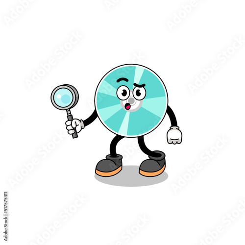Mascot of optical disc searching