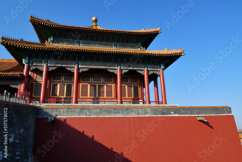 ancient Chinese traditional imperial palace  Beijing  China