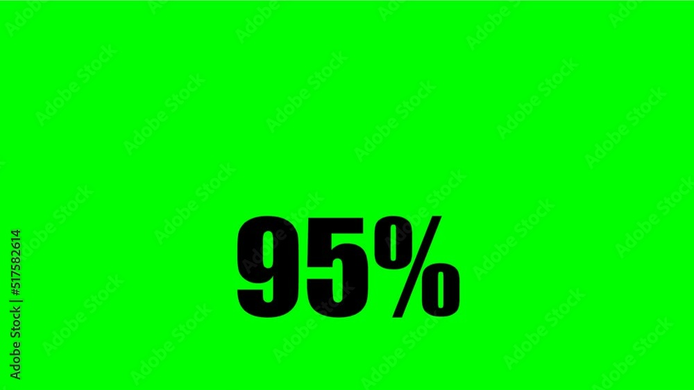 95 percent icon jumping isolated in white and green background. motion graphic. 95% off discount with animation 95 percent icon jumping isolated in white and green background. motion graphic. 95% off discount with animation